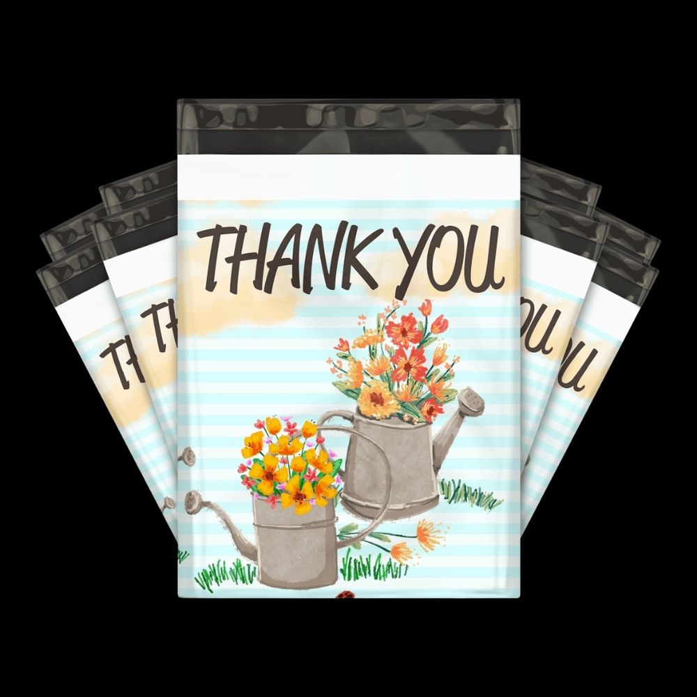 10 ct Watering Cans polymailers